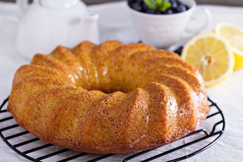 Lemon-and-orange glazed pound cake