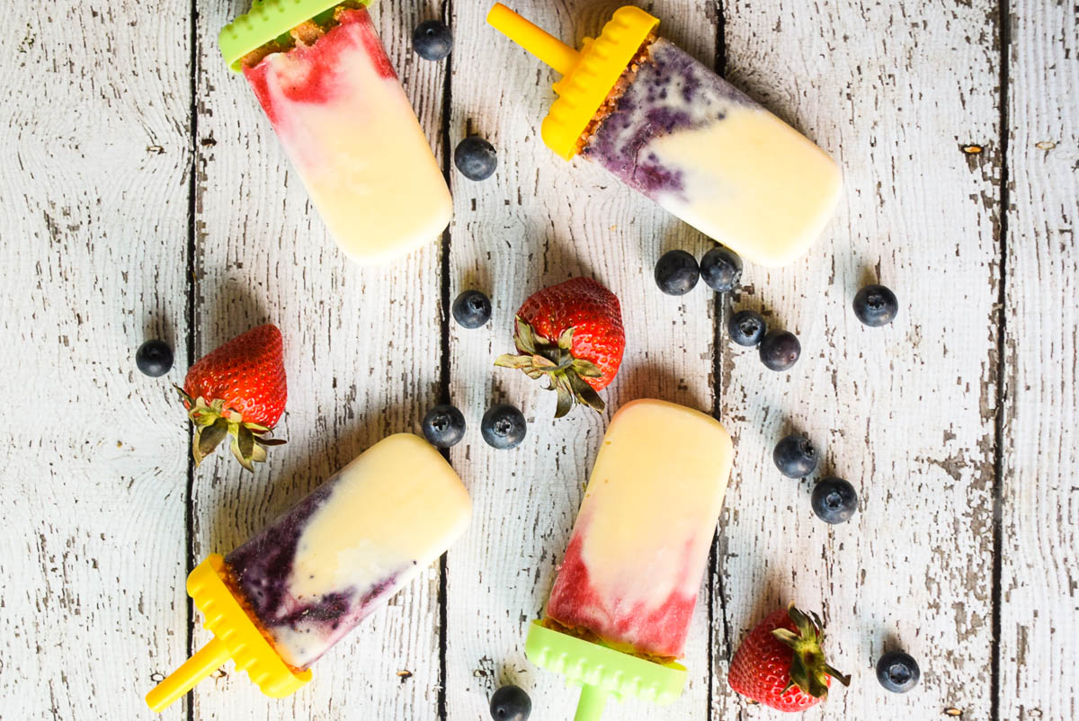 Cheesecake pudding pops