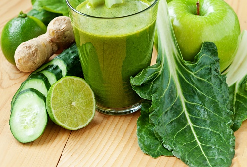 kale spinach cucumber and apple juice benefits