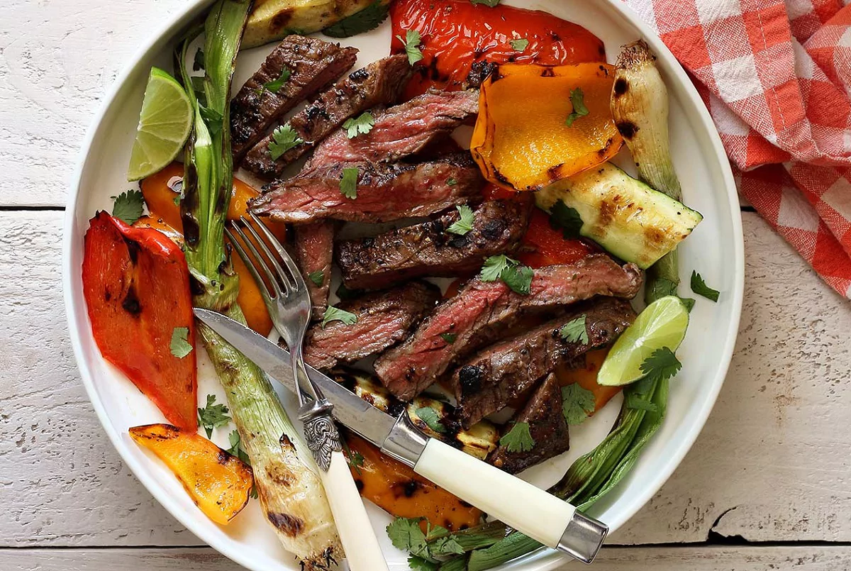 Slow Cooker Steak and Peppers