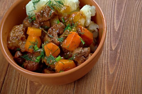 Beef stew with winter vegetables