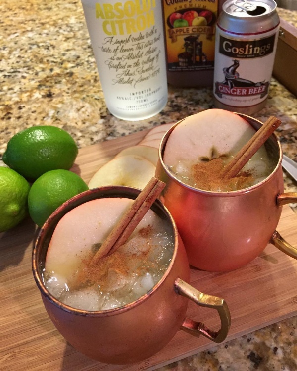 4 Moscow Mule Recipes - Apple Cider Moscow Mule