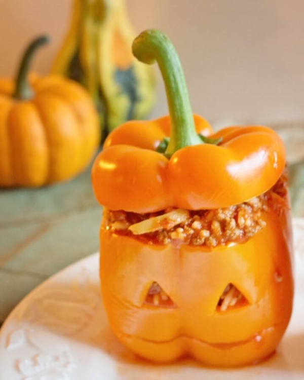 jack-o-lantern-stuffed-bell-peppers