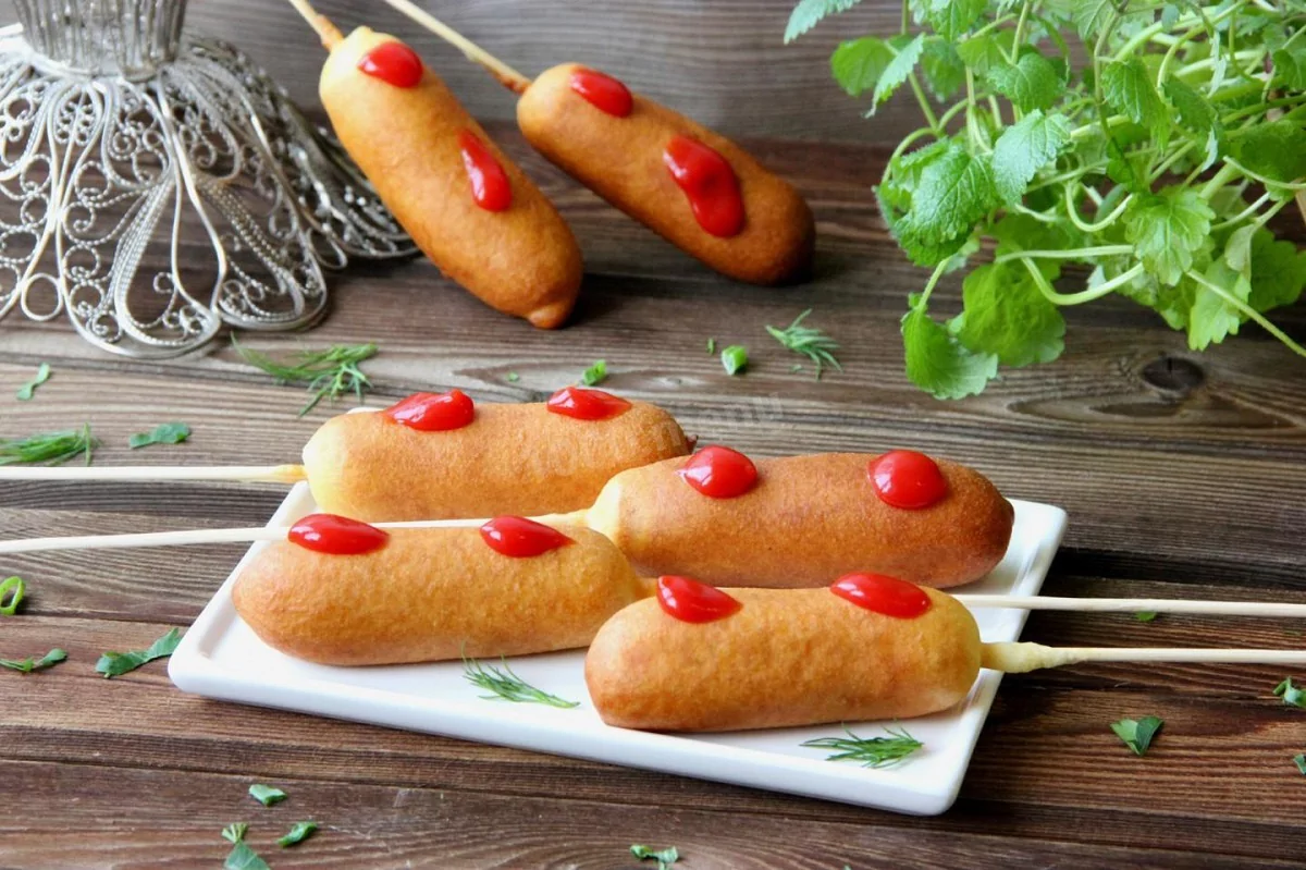 Pigs in a Blanket on a Stick