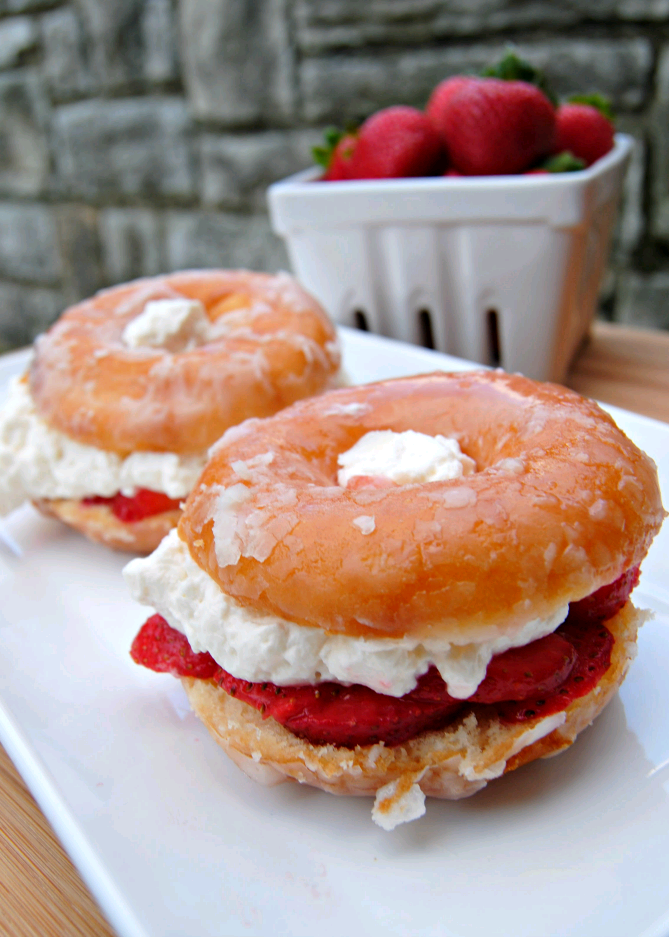 Donut Strawberry Shortcake