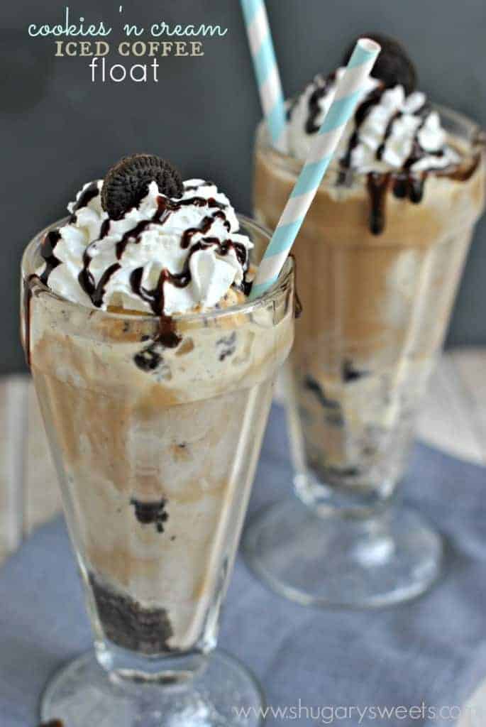 Cookies And Cream Iced Coffee Float