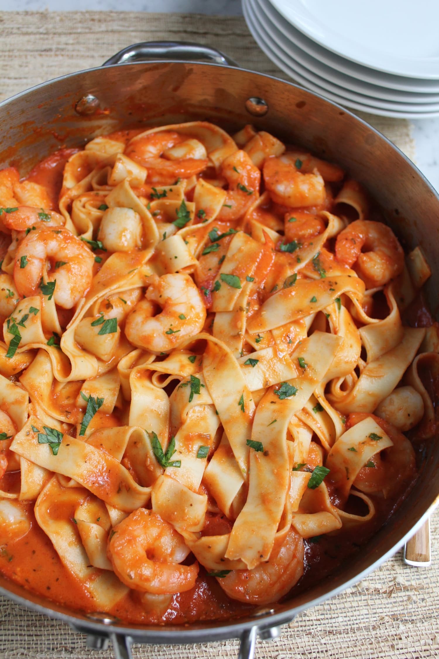 Seafood Pappardelle - 28 Delicious Scallop Recipes