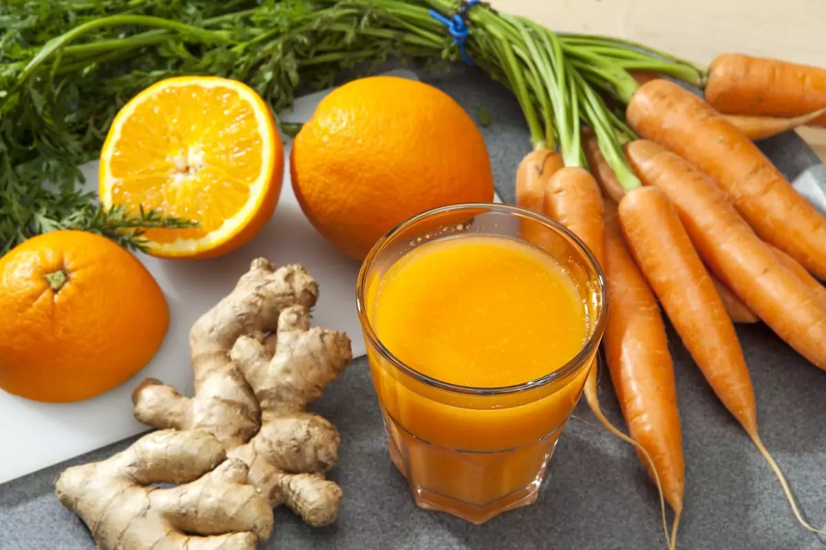 Orange-Carrot Ginger Detox Drink