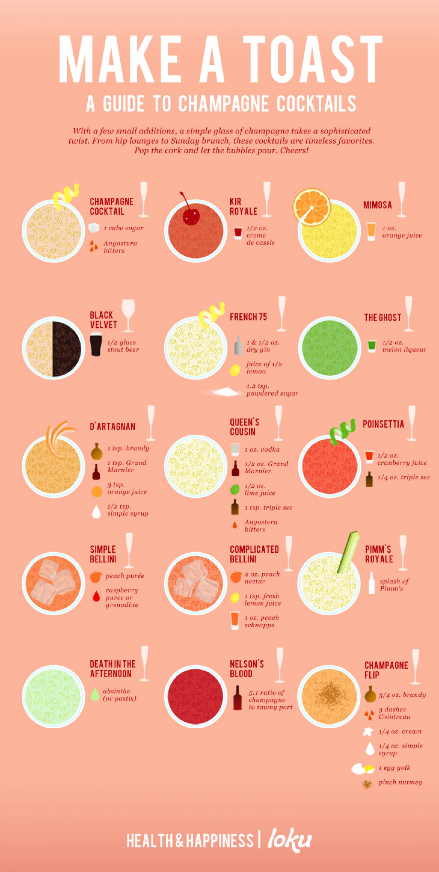 15 Champagne Cocktails