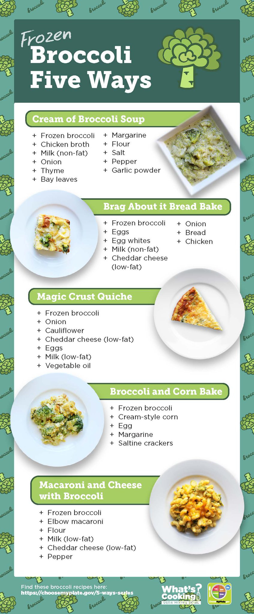 Frozen Broccoli 5 Ways