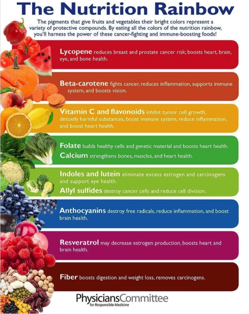 The Nutrition Rainbow for Health