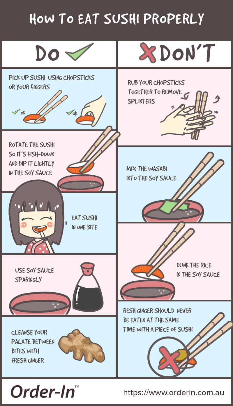 How to Eat Sushi Properly