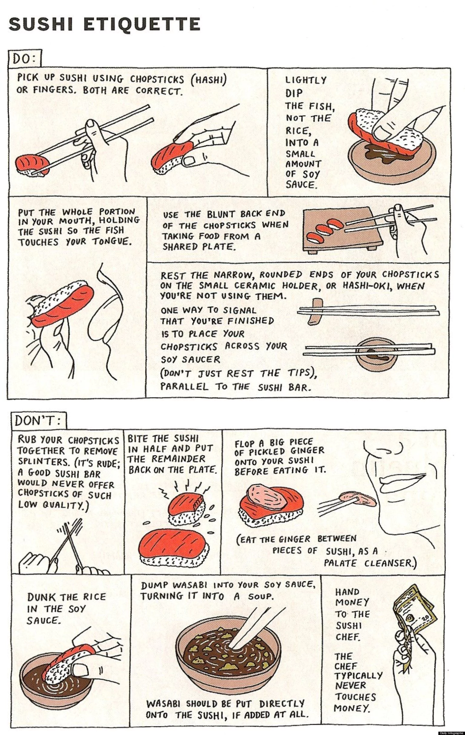 Sushi Etiquette
