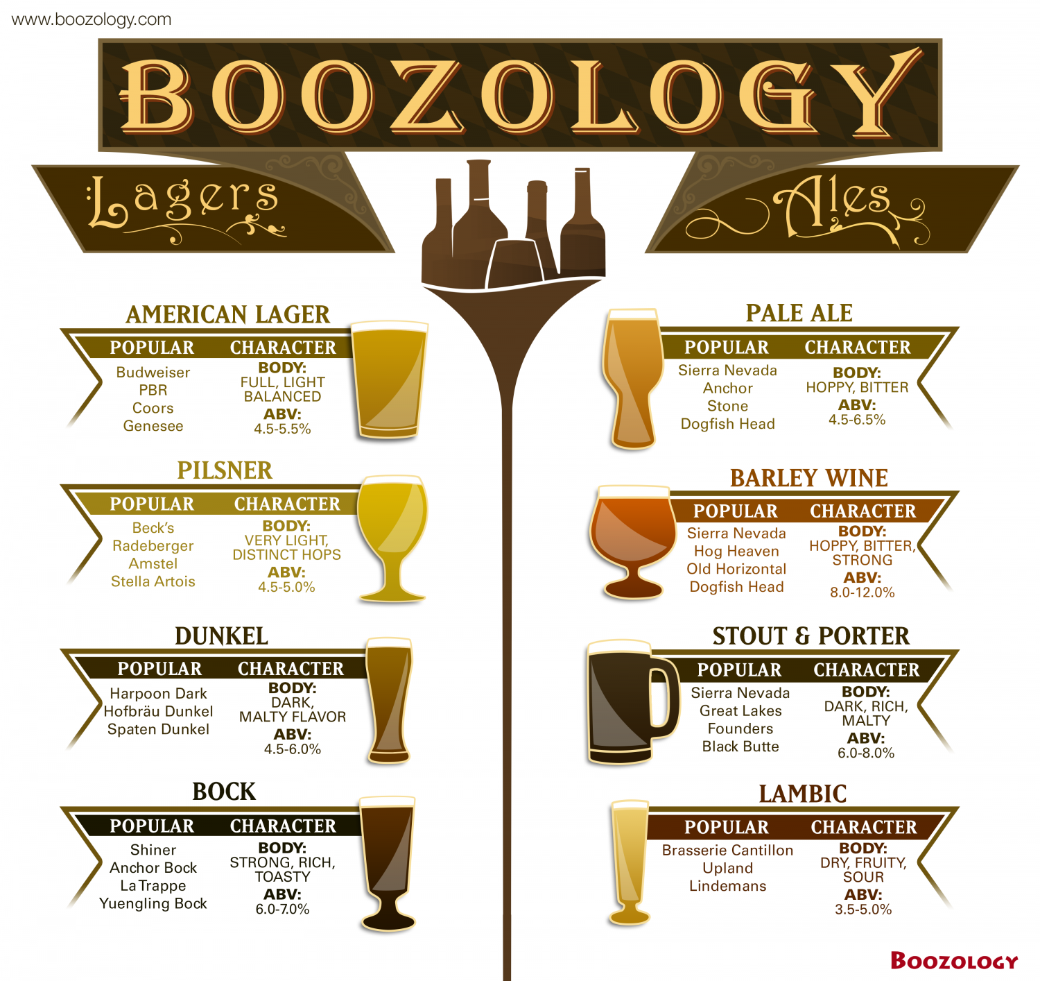 Different Types of Beer (Beer 101)