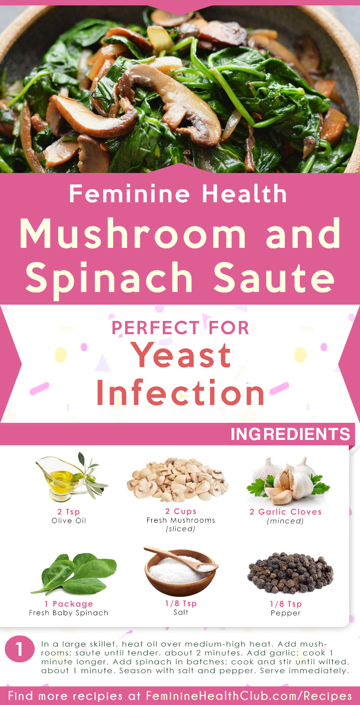Mushroom and Spinach Saute Recipe