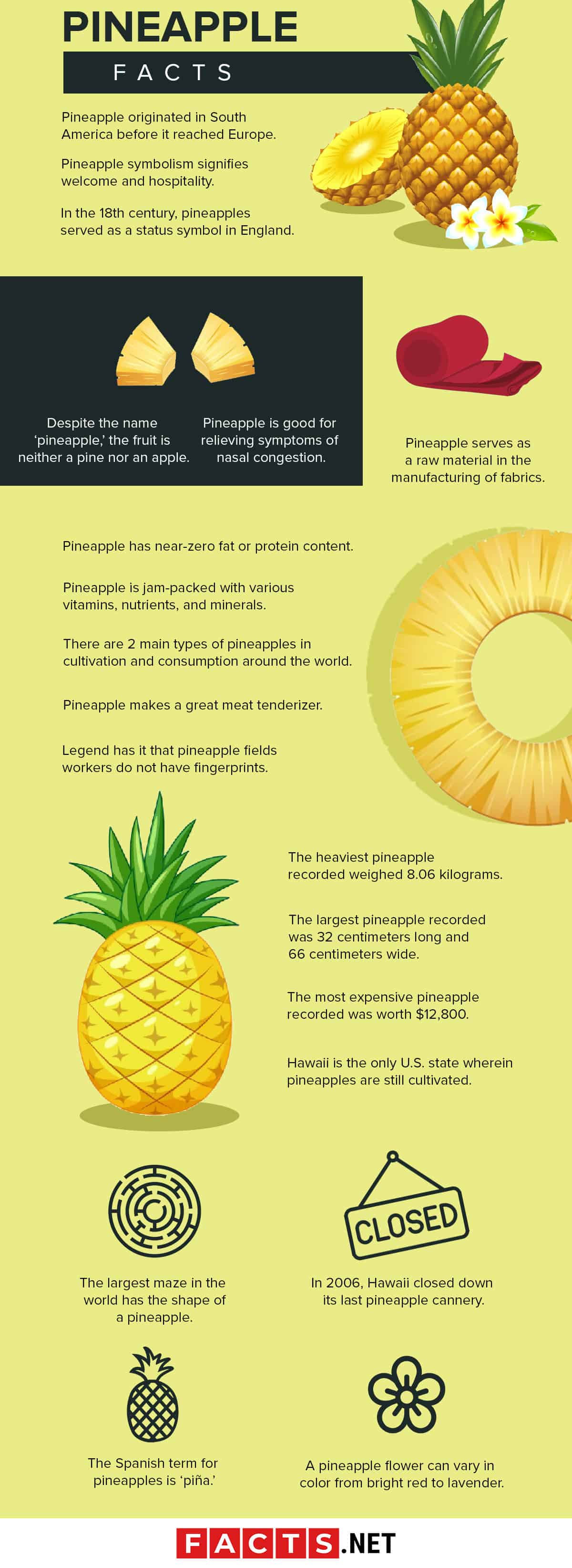 Pineapple Facts