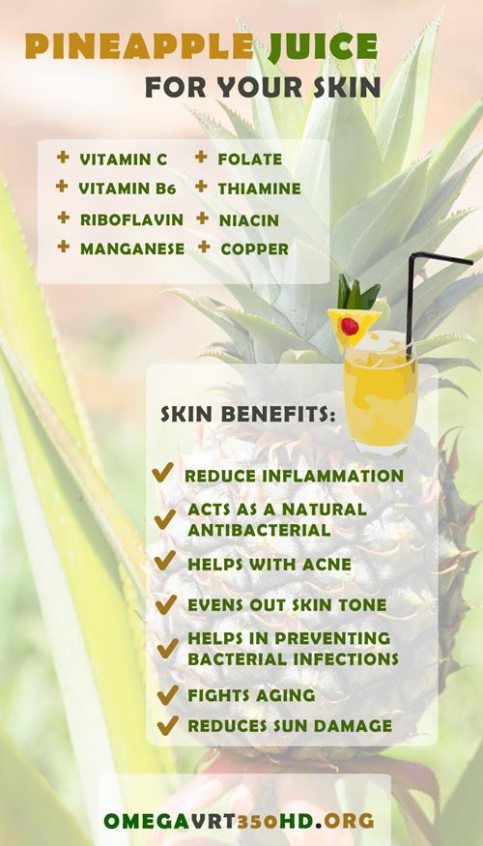 Pineapple Juice for Your Skin