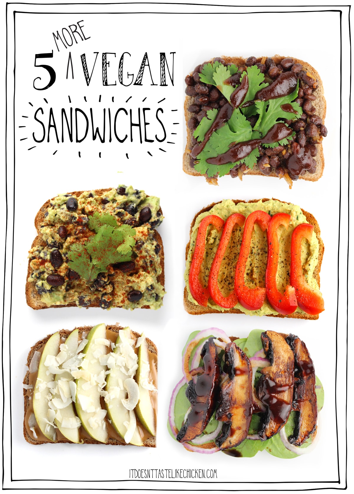 5 Vegan Sandwiches