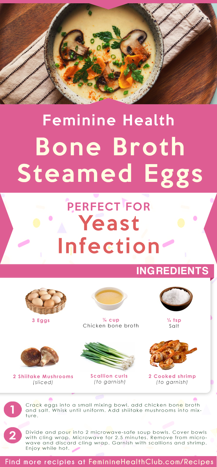 Bone Broth Steamed Eggs Recipe