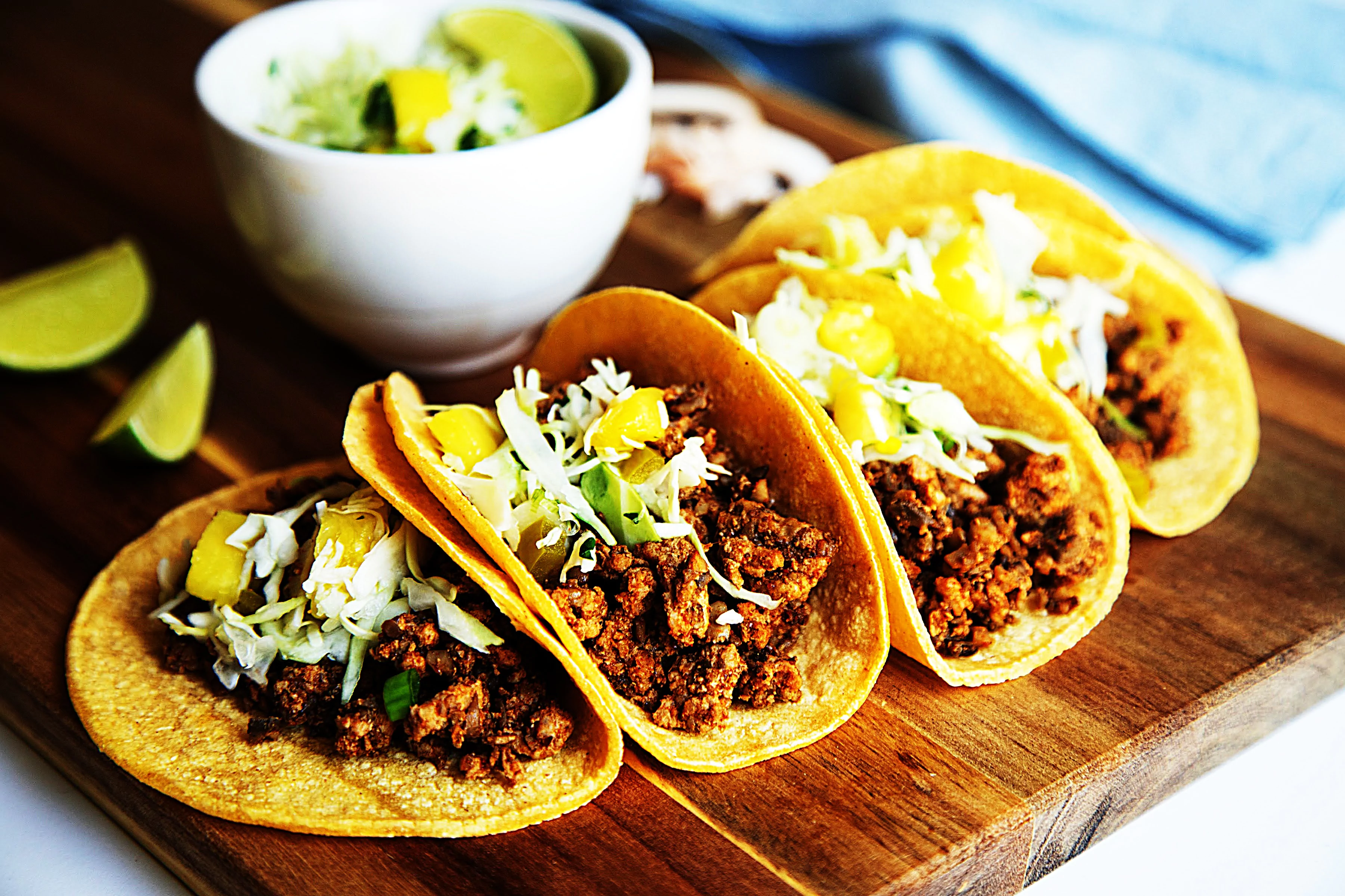 Stupid-Easy Recipe for Blended Al Pastor Tacos with Pineapple Jalapeno Slaw (#1 Top-Rated)