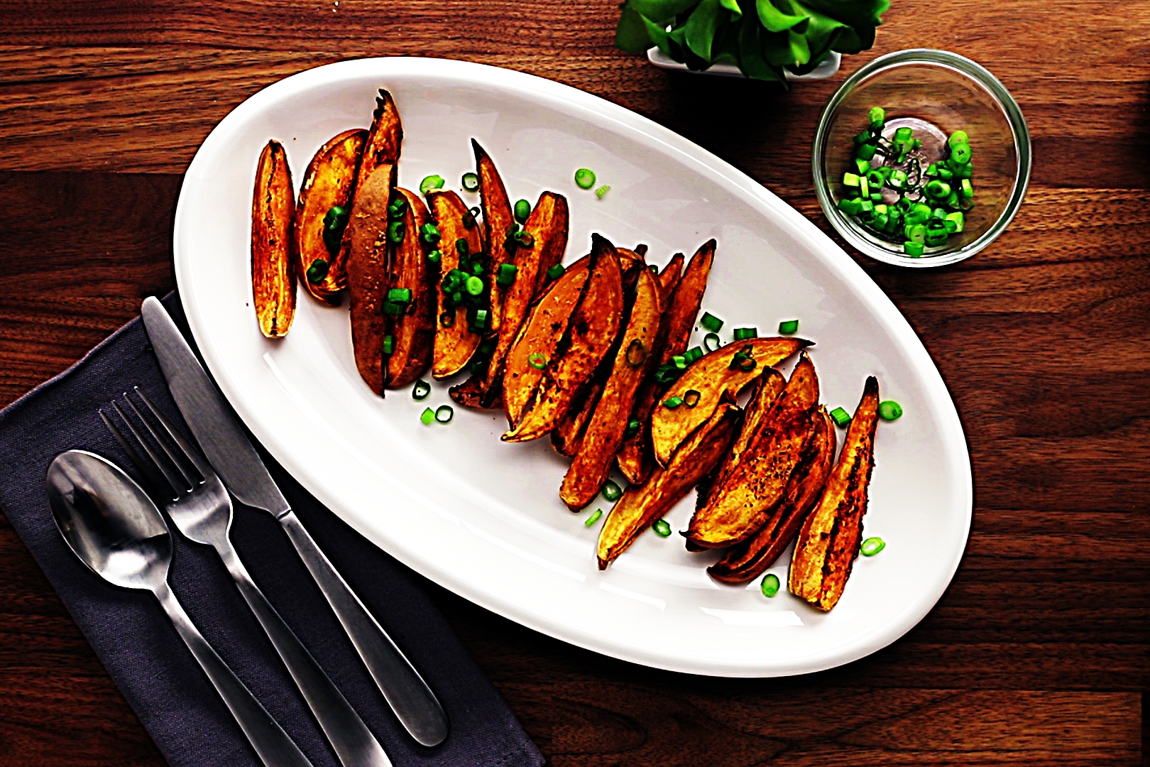 Stupid-Easy Recipe for Fat-Free Seasoned Sweet Potato Fries (#1 Top-Rated)