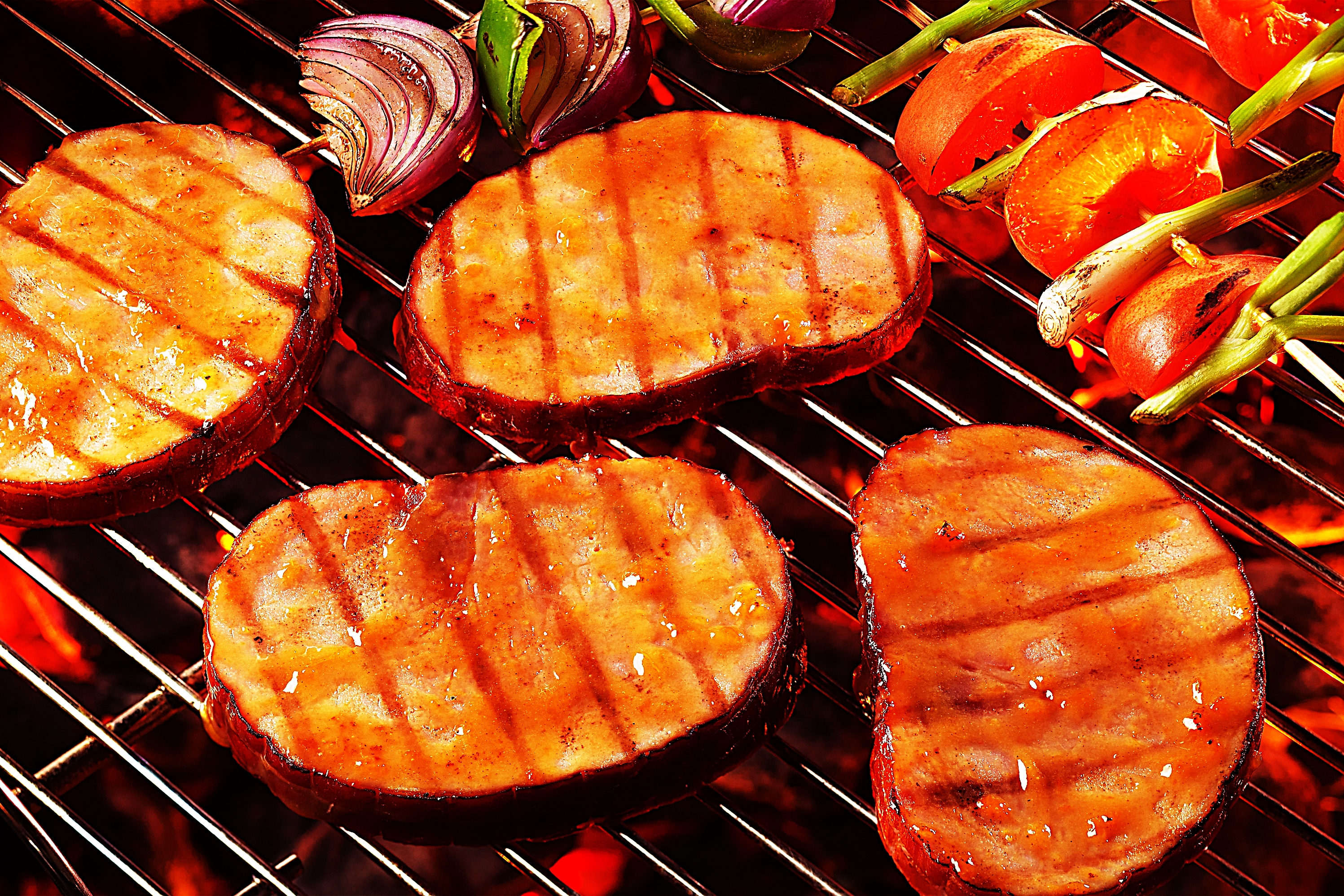 Stupid-Easy Recipe for Grilled Ham Steaks with Apricot Glaze (#1 Top-Rated)
