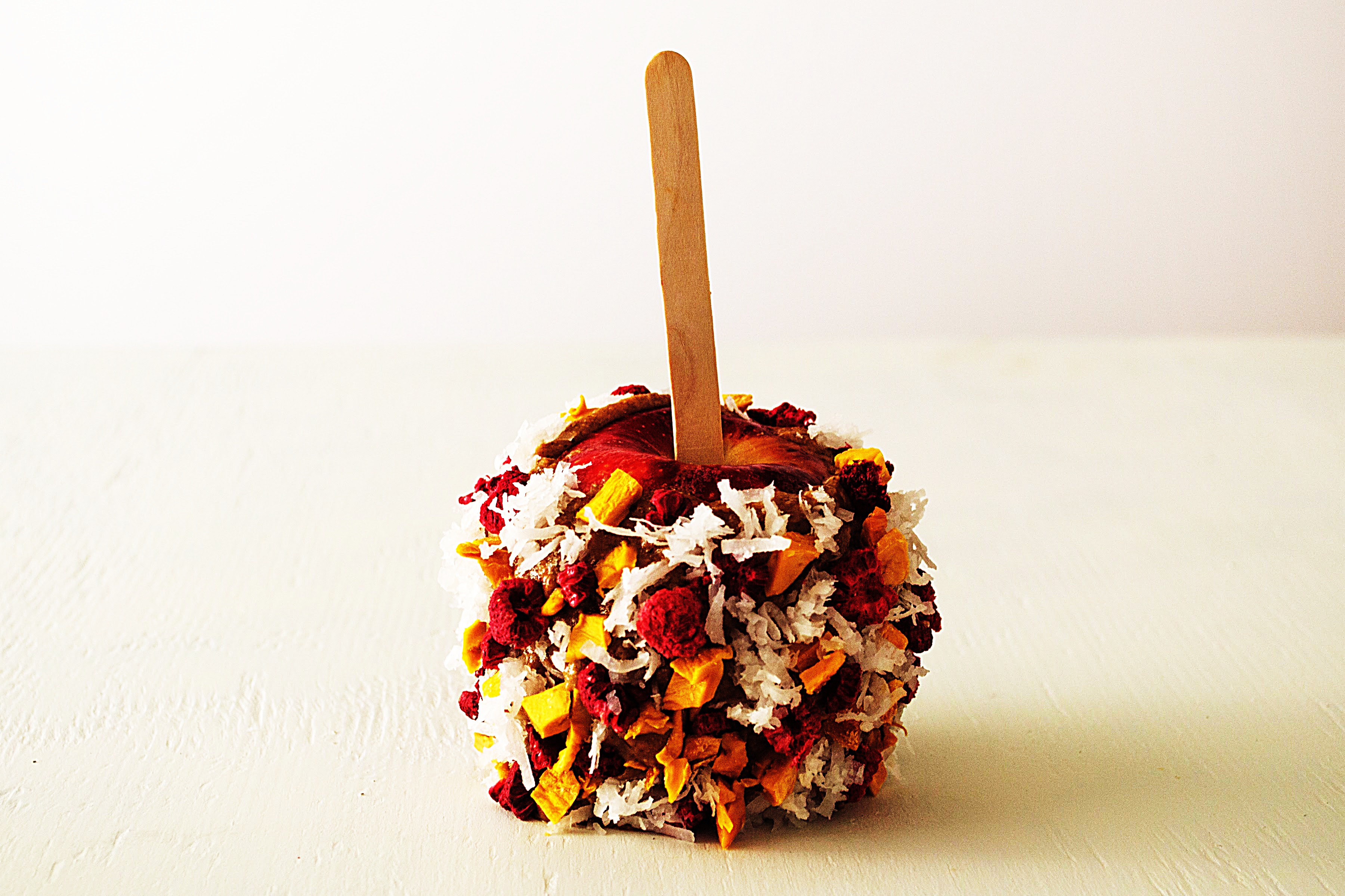 Stupid-Easy Recipe for Mango, Raspberry, and Coconut Caramel Apples (#1 Top-Rated)