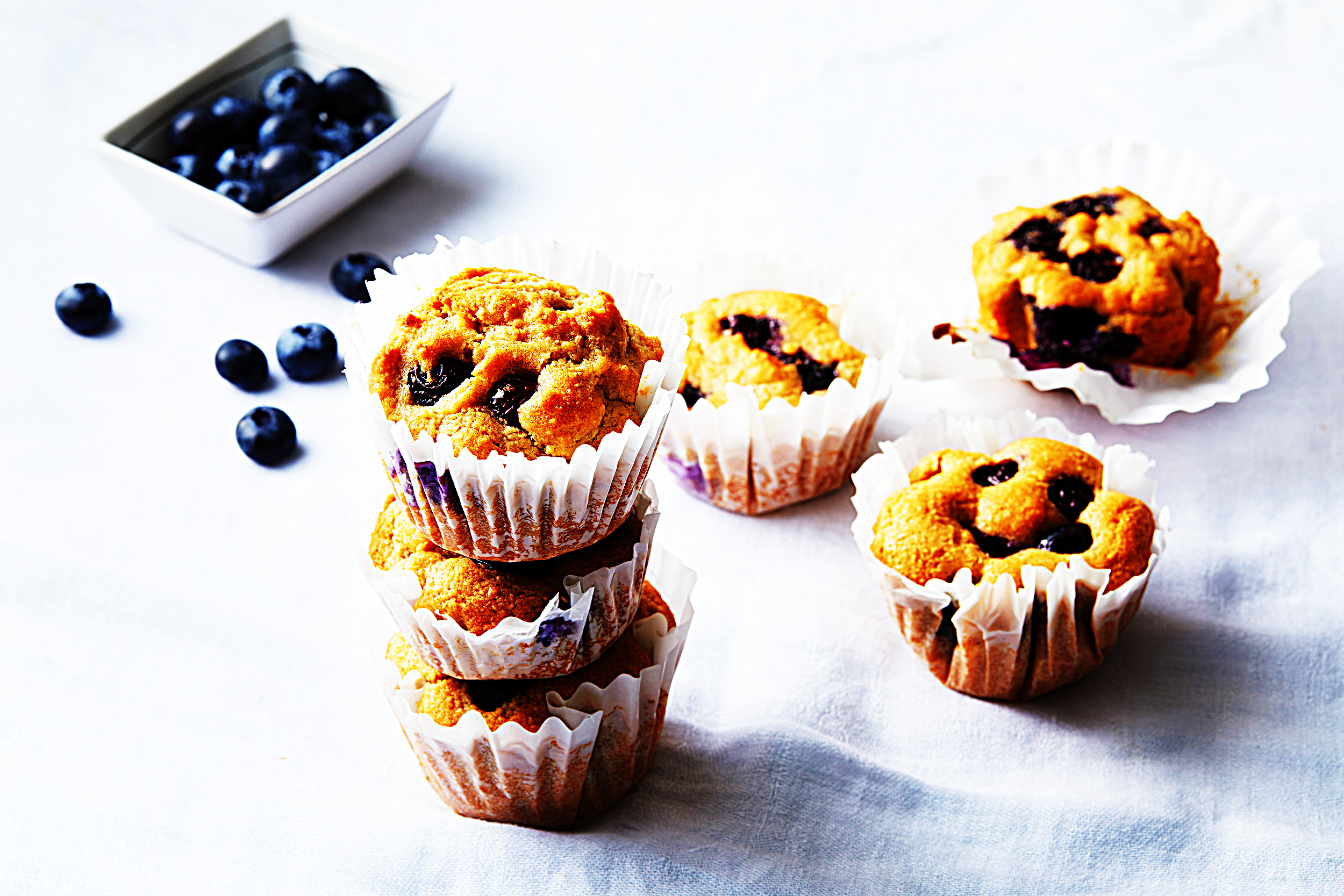 Stupid-Easy Recipe for Paleo Blueberry Muffins (#1 Top-Rated)