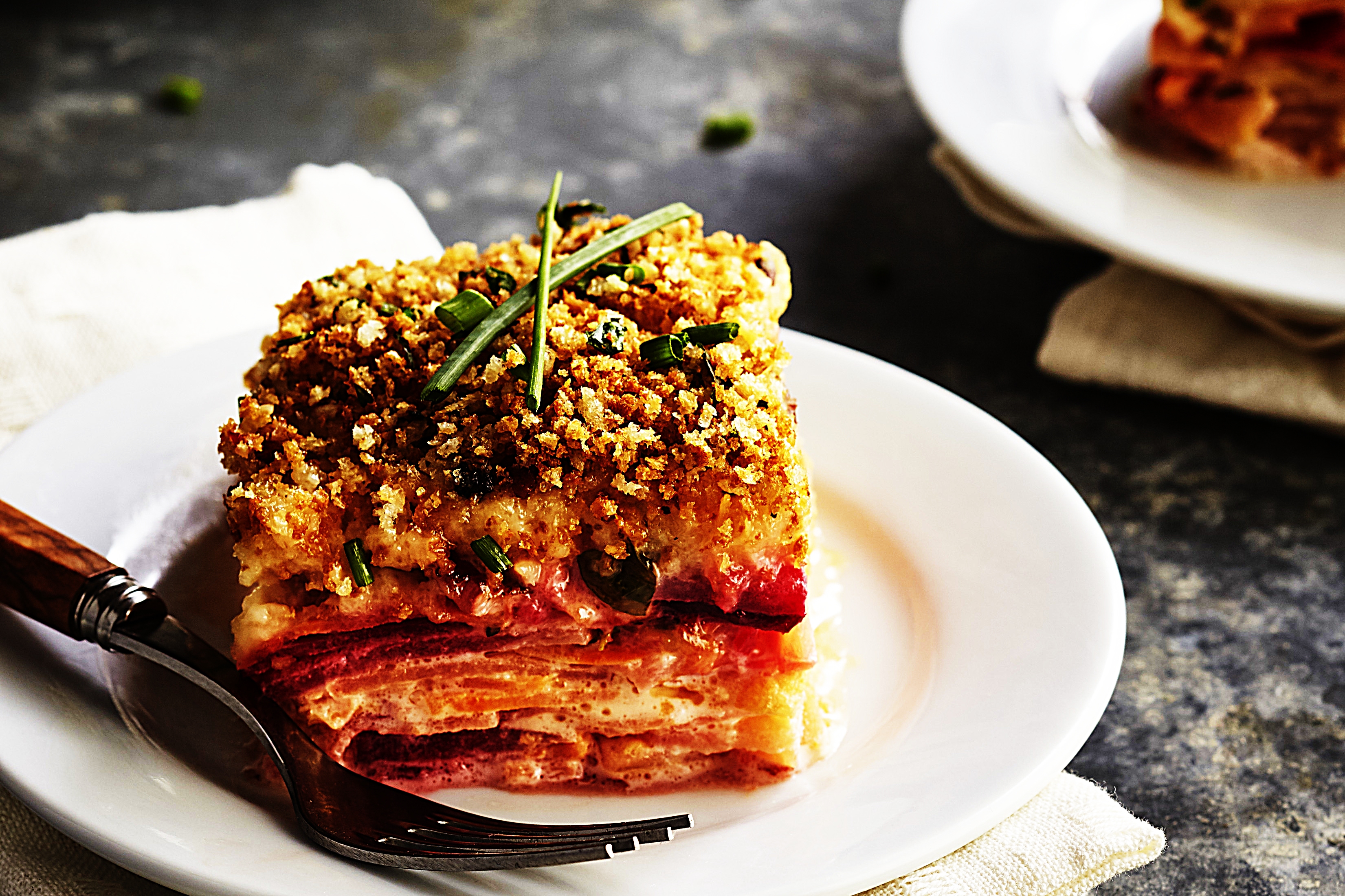 Stupid-Easy Recipe for Root Vegetable and Pancetta Gratin (#1 Top-Rated)