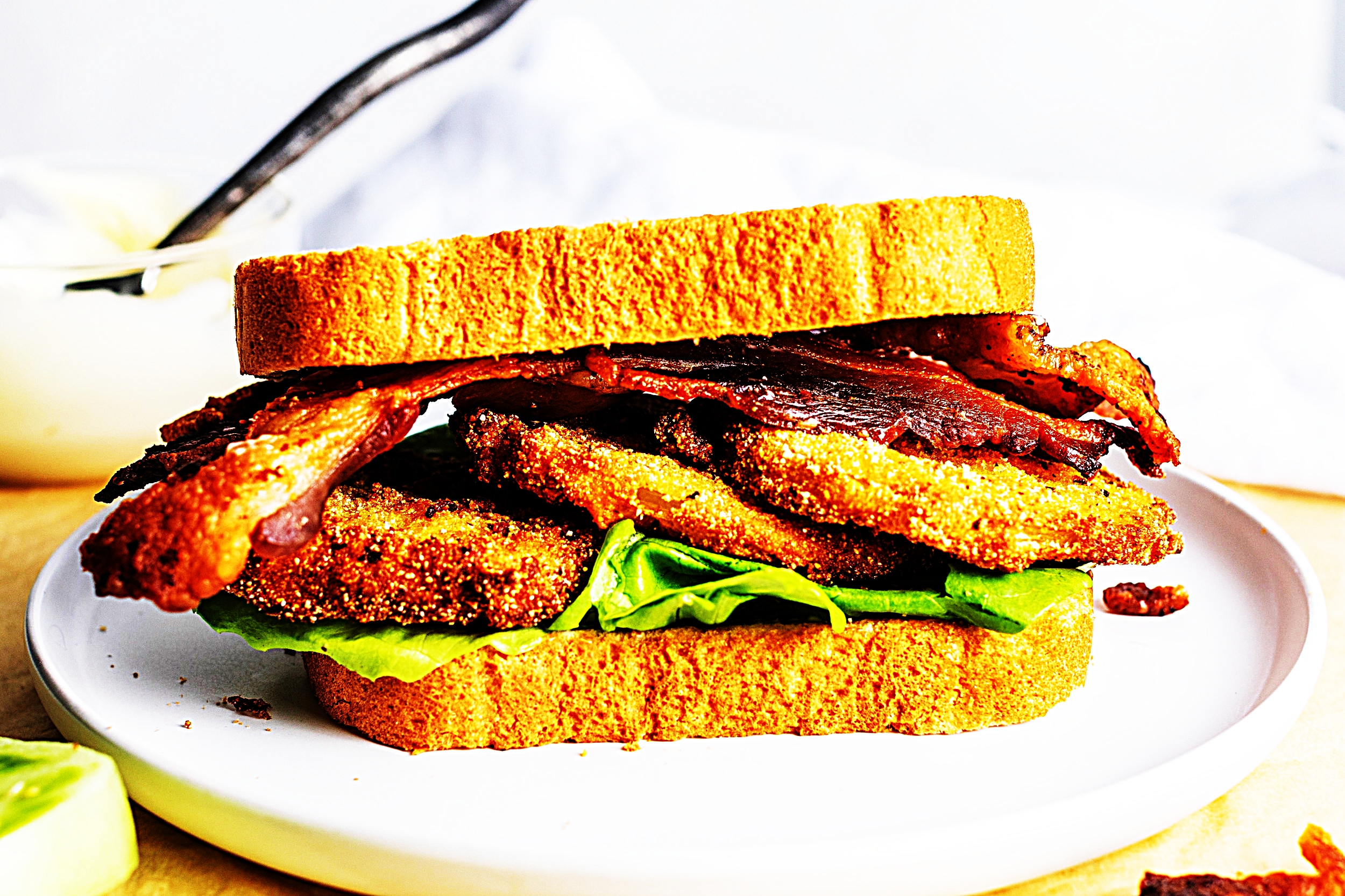 Stupid-Easy Recipe for Southern Fried Green Tomato BLT Sandwiches (#1 Top-Rated)
