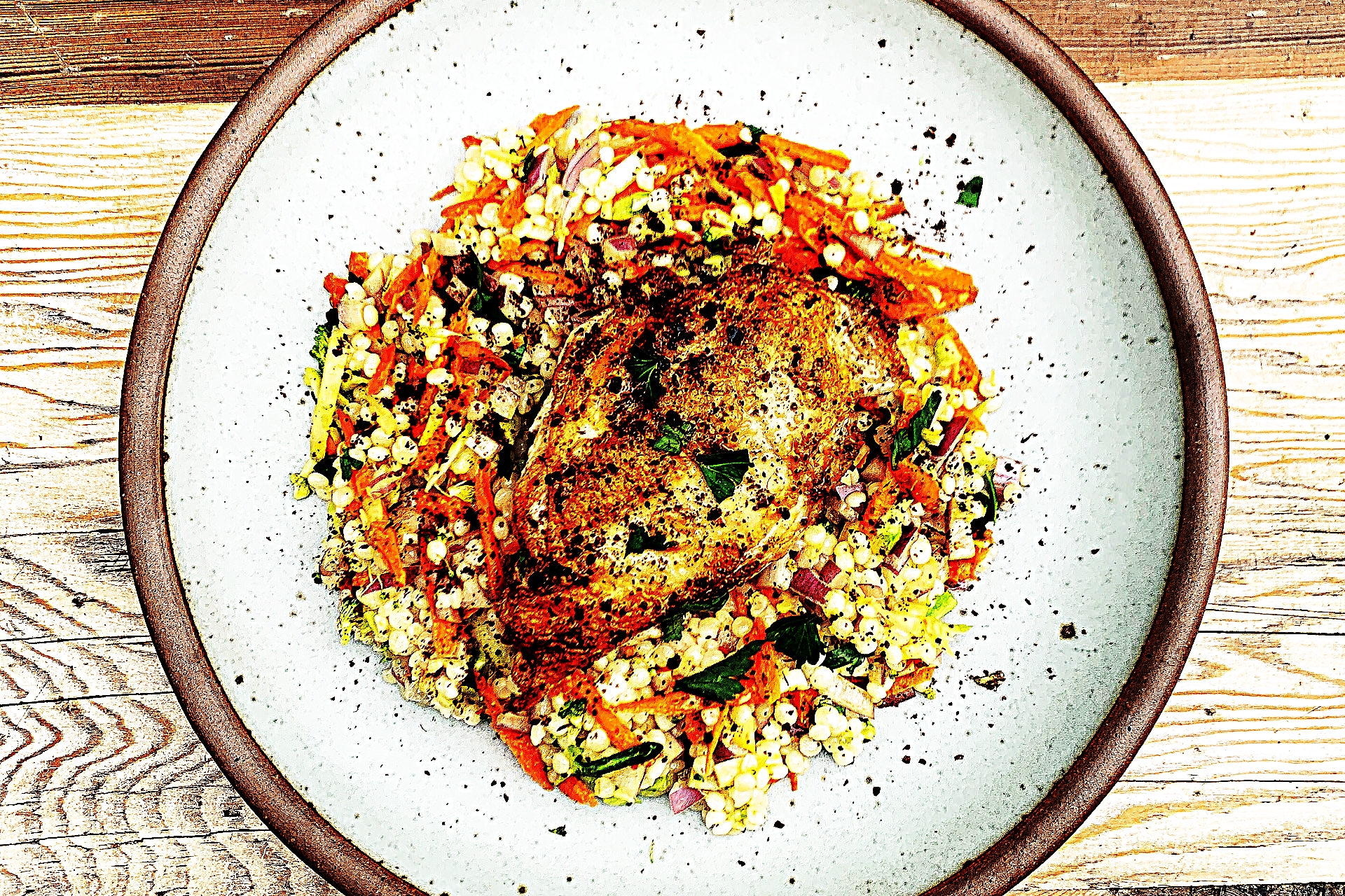Stupid-Easy Recipe for Sumac Chicken Lemon Israeli Couscous (#1 Top-Rated)
