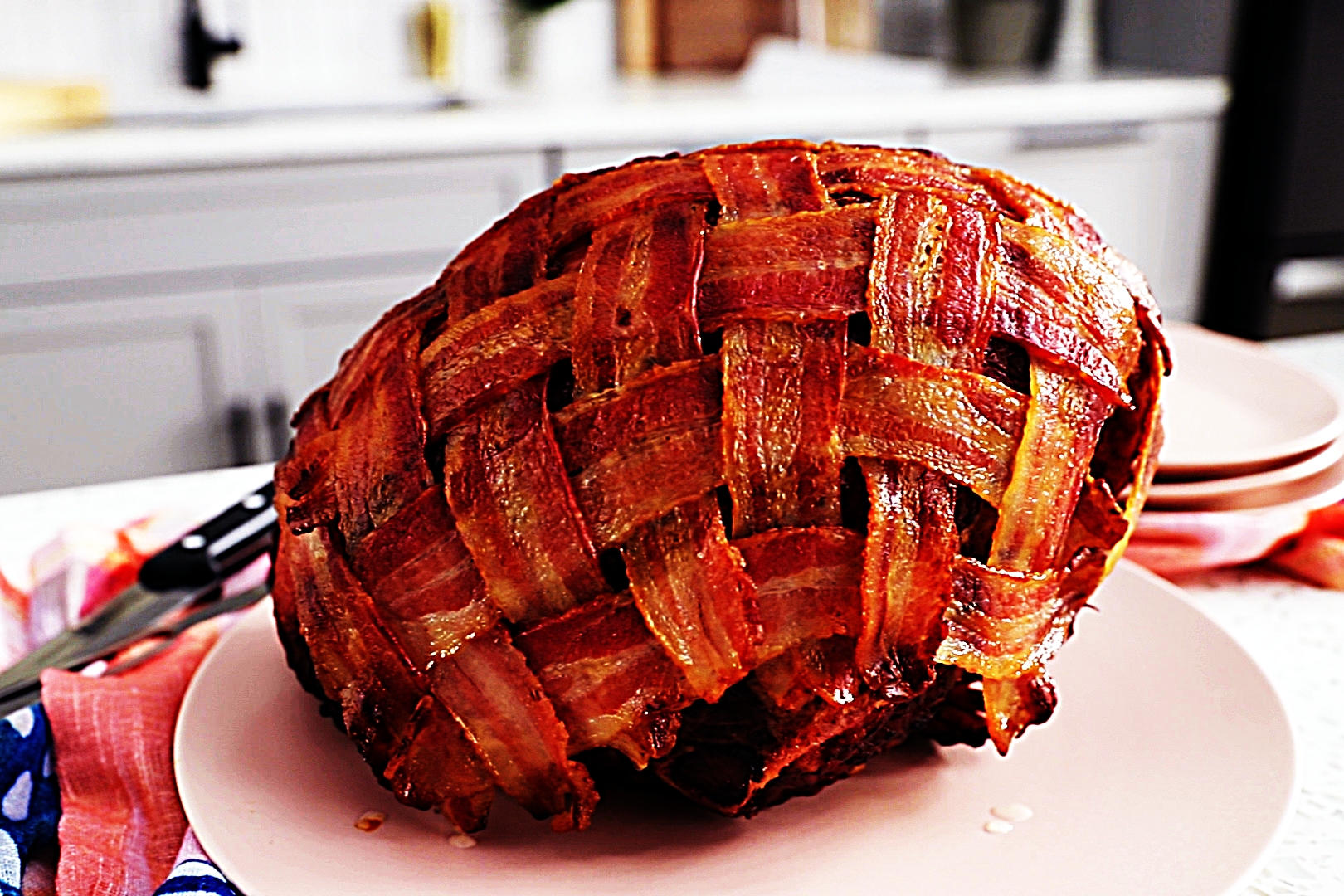Stupid-Easy Recipe for Bacon-Wrapped Baked Ham (#1 Top-Rated)