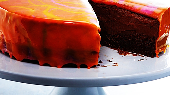 Dairy free Mirror Glaze chocolate mousse cake (eggless) – Pinch of Wholesome