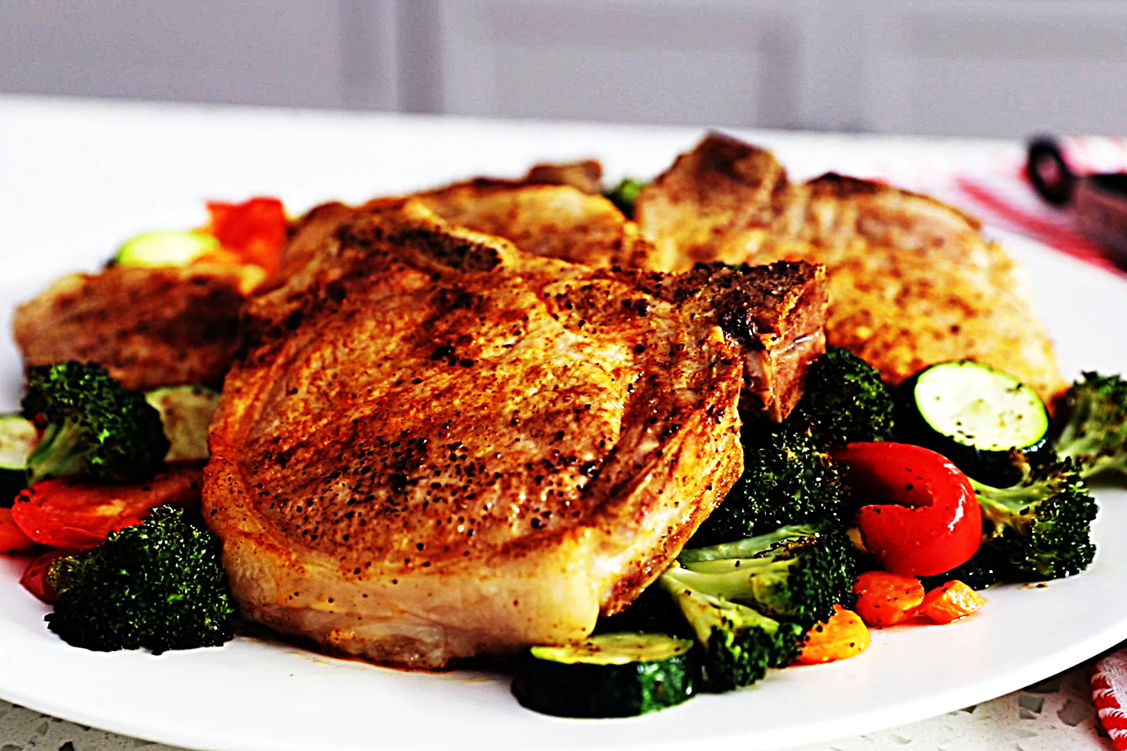 Stupid-Easy Recipe for Easy Pork Chops with Roasted Vegetables (#1 Top-Rated)