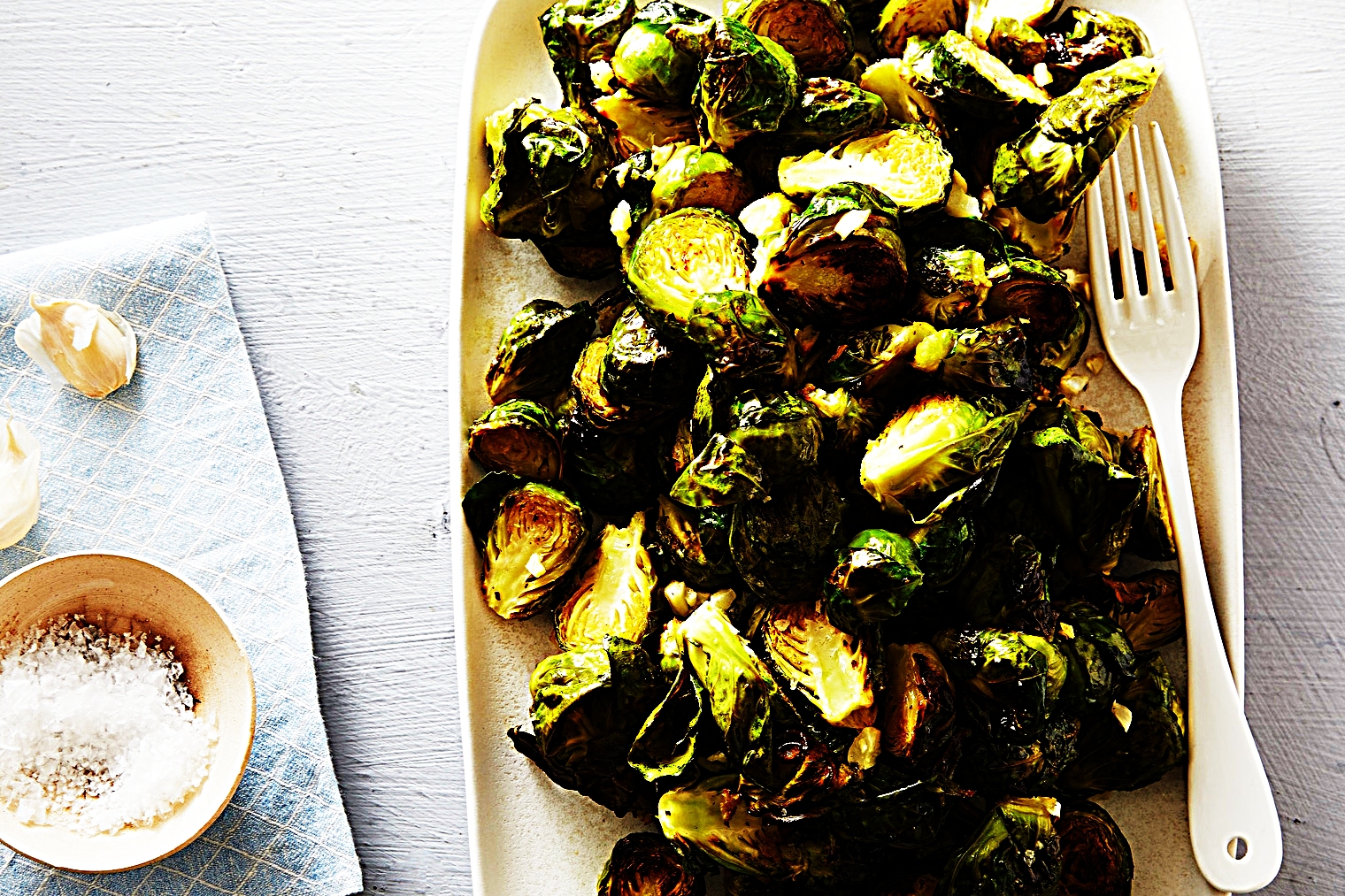 Stupid-Easy Recipe for Garlic Roasted Brussels Sprouts (#1 Top-Rated)