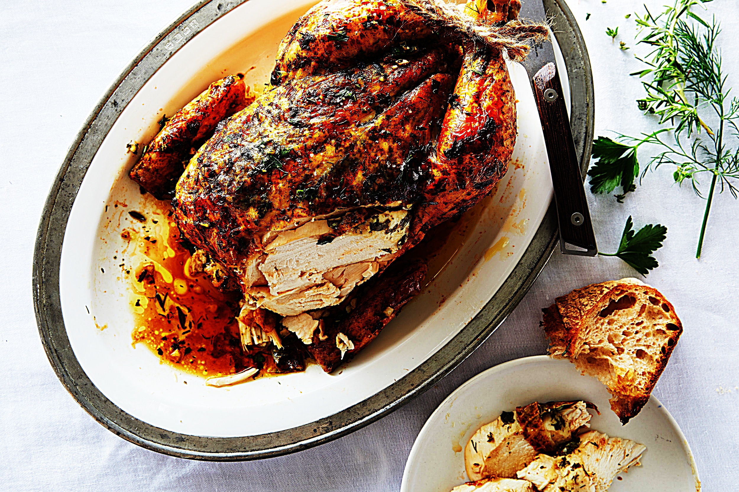 Stupid-Easy Recipe for Herb & Garlic Roasted Chicken (#1 Top-Rated)