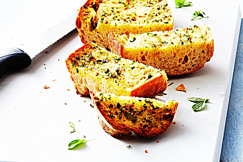 Stupid-Easy Recipe for Herbed Garlic Bread (#1 Top-Rated)