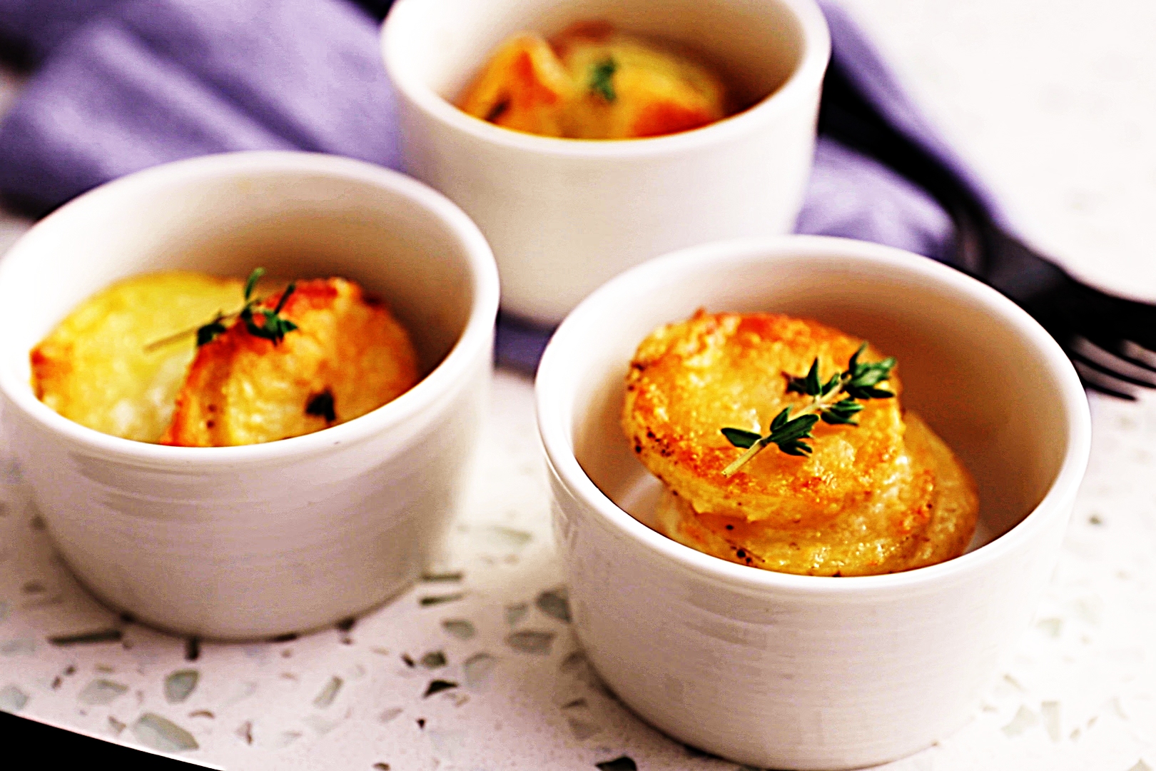 Stupid-Easy Recipe for Individual Garlic Parmesan Potatoes Au Gratin (#1 Top-Rated)