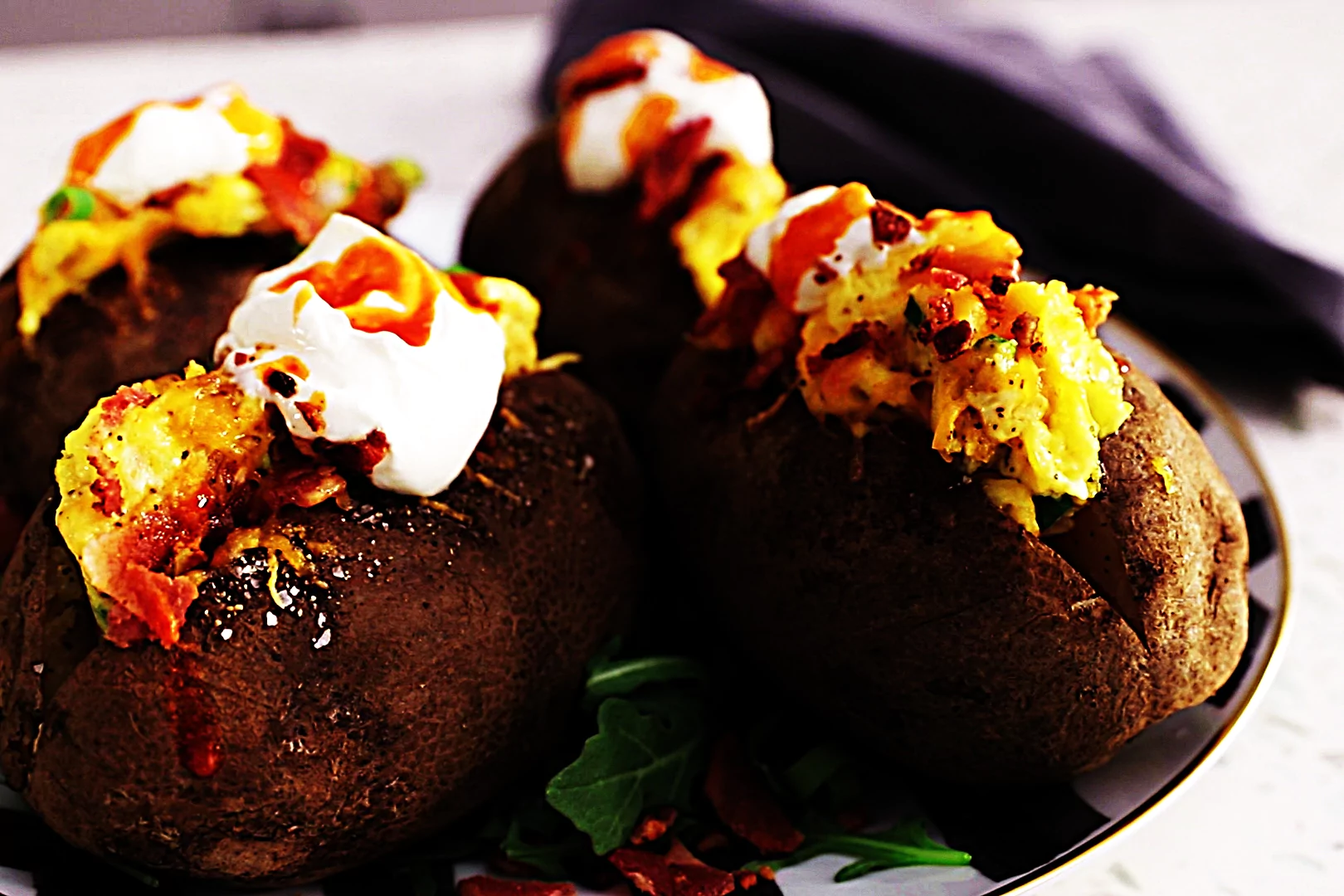 Stupid-Easy Recipe for Loaded Breakfast Baked Potatoes (#1 Top-Rated)