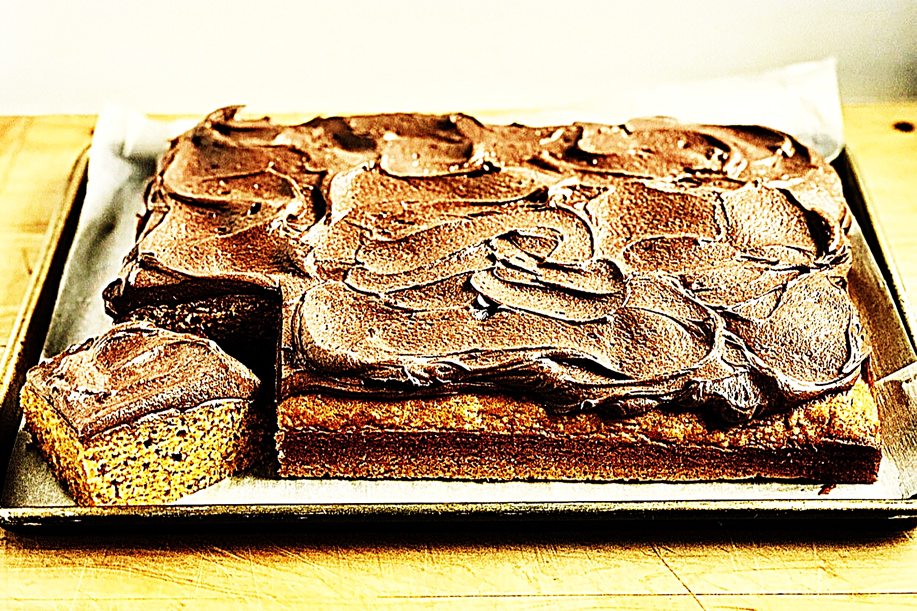 Stupid-Easy Recipe for One-Bowl Pumpkin Sheet Cake with Chocolate Bourbon Buttercream (#1 Top-Rated)