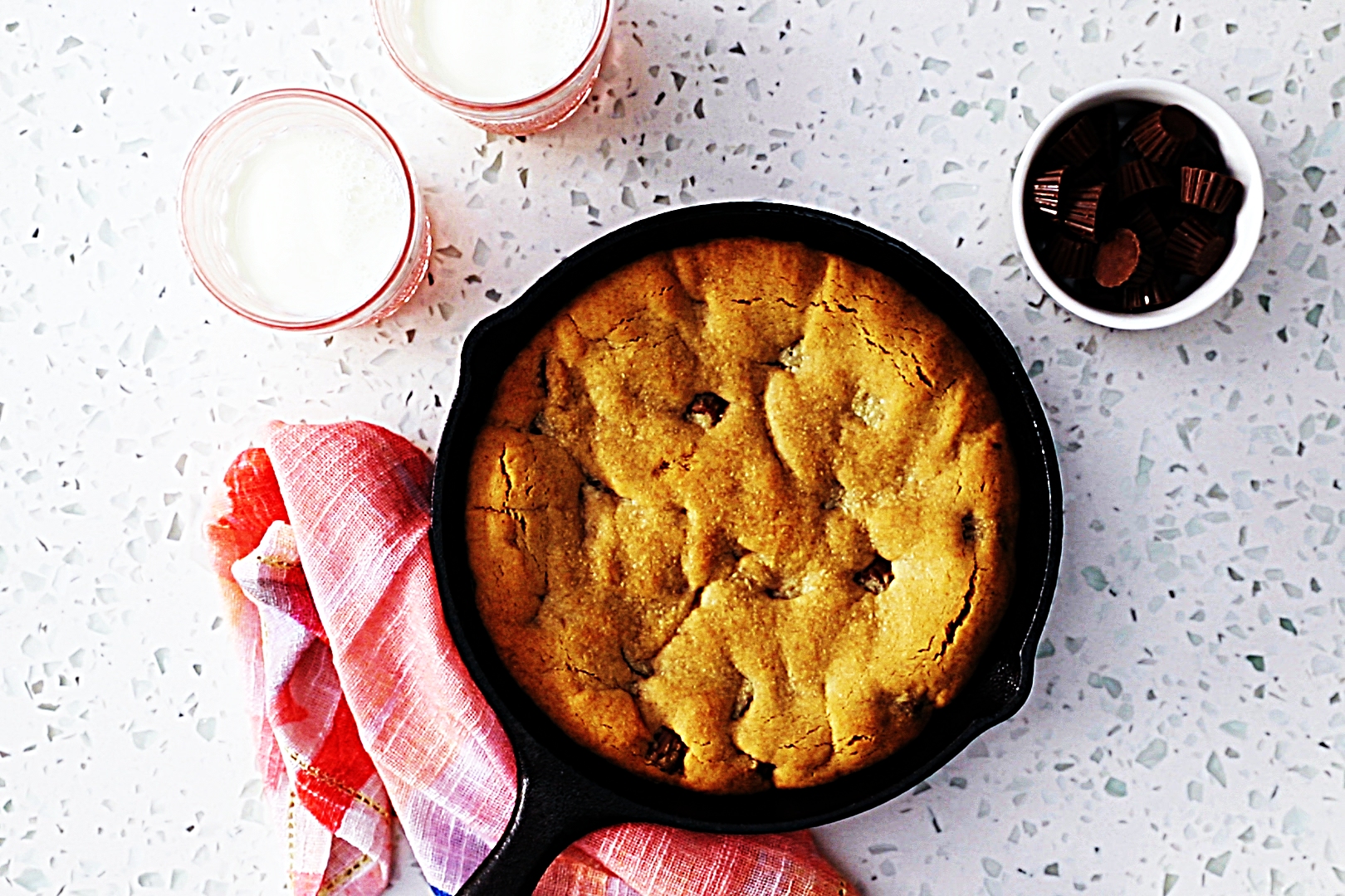 Stupid-Easy Recipe for Peanut Butter Skillet Cookie (#1 Top-Rated)