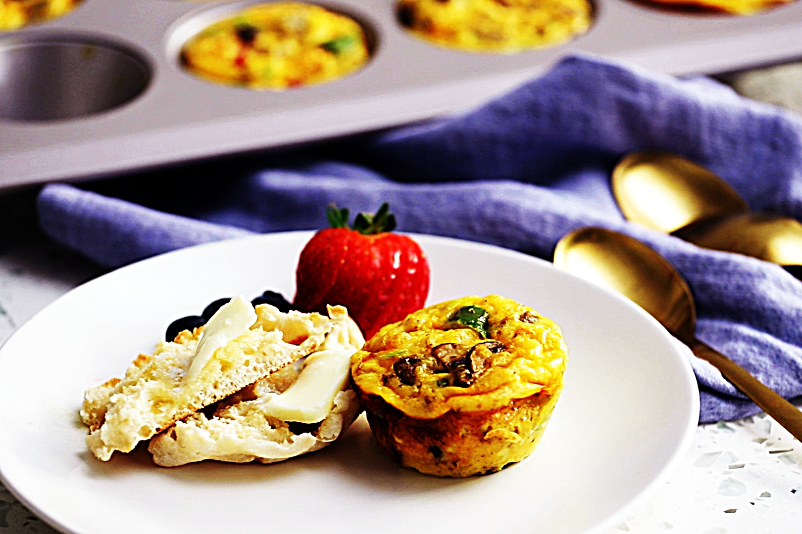 Stupid-Easy Recipe for Sausage, Mushroom, and Pepper Breakfast Muffins (#1 Top-Rated)