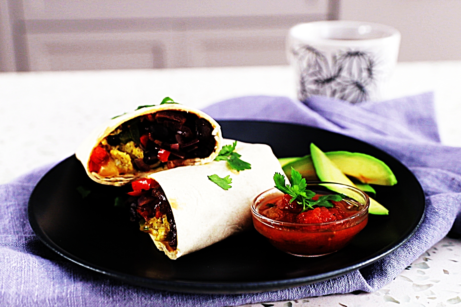Stupid-Easy Recipe for Sheet Pan Black Bean and Vegetable Breakfast Burritos (#1 Top-Rated)