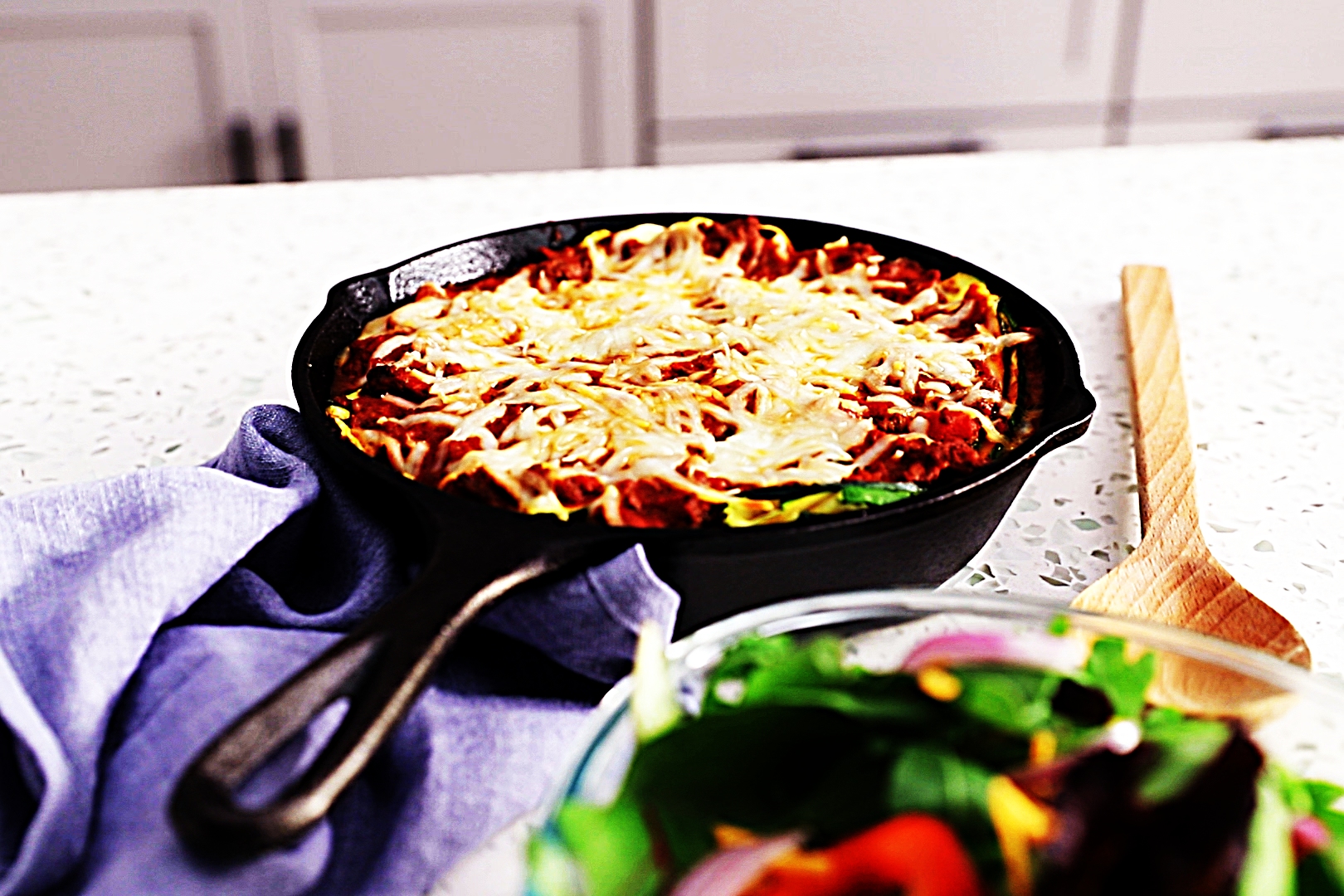 Stupid-Easy Recipe for Skillet Zucchini Noodle Lasagna (#1 Top-Rated)
