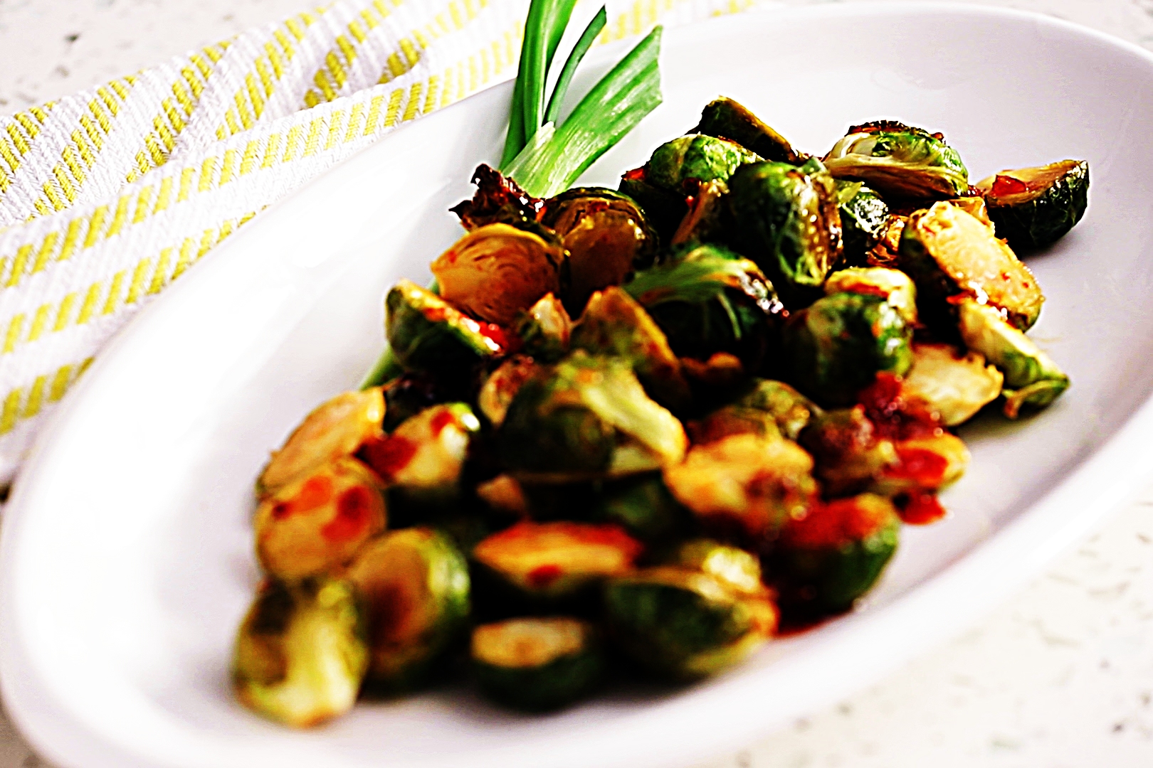 Stupid-Easy Recipe for Sweet Chili Roasted Brussels Sprouts (#1 Top-Rated)
