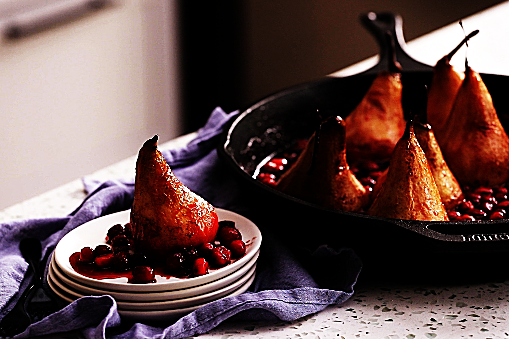 Stupid-Easy Recipe for Vanilla Roasted Pears with Cranberries (#1 Top-Rated)