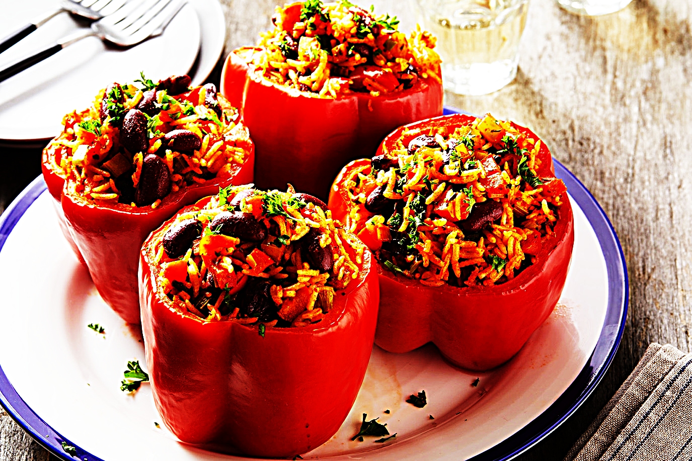 Stupid-Easy Recipe for Vegan Red Beans and Rice Stuffed Peppers (#1 Top-Rated)