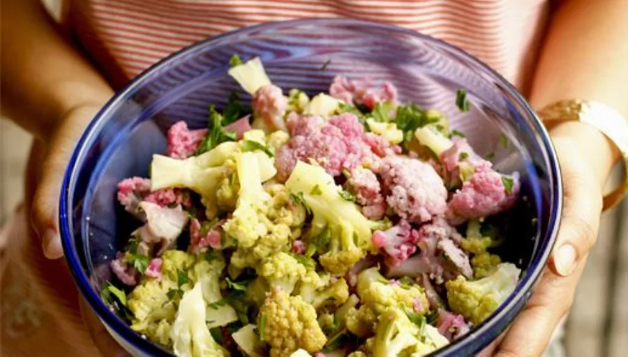 French Cauliflower Salad Recipe (Salade de Chou Fleur)