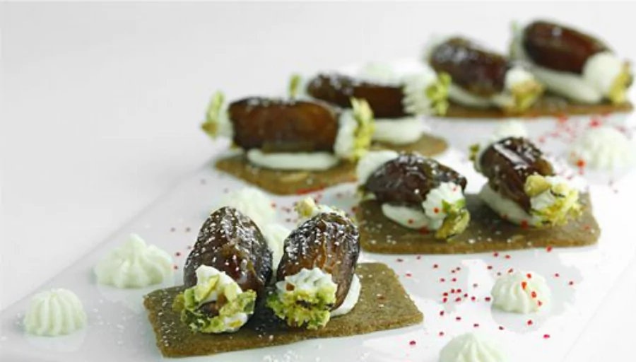 Recipe For Stuffed Dates with Pistachios
