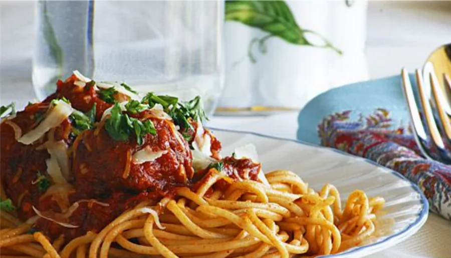 Recipe For Veggie “Meat” Balls with Spaghetti